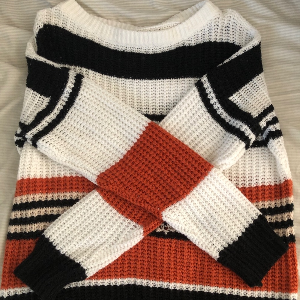 Striped Fall Knitted Sweater